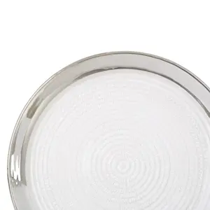 Maison by Premier Ida 21cm Embossed Coupe Side Plate