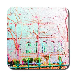 Square 6 Piece Coaster Set (Set of 6) Pink