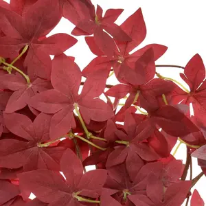 True Products Artificial Autumn Winter Maple Vine Hanging Garland - 170cm