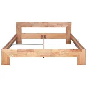 Berkfield Bed Frame Solid Oak Wood 160x200 cm