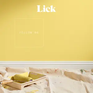 Lick Yellow 06 Matt Emulsion paint, 2.5L