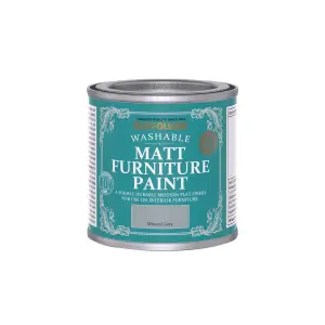 Rust-Oleum Mineral Grey Matt Multi-room Furniture paint, 125ml