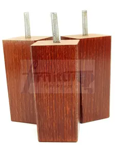 4x REPLACEMENT FURNITURE LEGS SOLID WOOD 110mm HIGH SOFAS CHAIRS SETTEE CABINETS LEGS M10 TSP2055