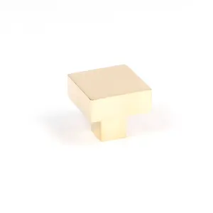 From The Anvil Polished Brass Albers Cabinet Knob - 30mm