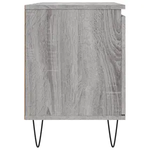 Berkfield TV Cabinet Grey Sonoma 104x35x50 cm Engineered Wood