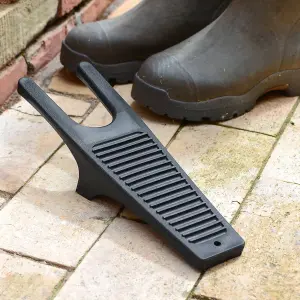 Black Plastic Boot Jack Wellington Boots Wellies Remover Puller Mud Scraper