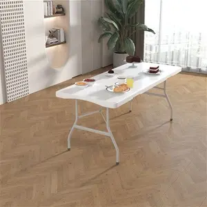 Foldable Banquet Table - White