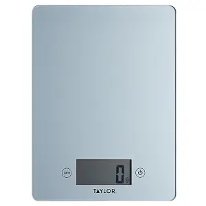 Taylor Pro Pewter Glass 5kg Digital Kitchen Scale