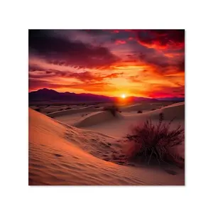 Sunset In The Desert Kitchen Splashback