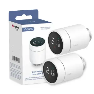 Aqara Smart Home Radiator Thermostat E1 Twin Pack