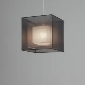 GoodHome Ciplye Grey Light shade (D)30cm