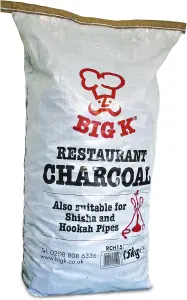 Big K Restaurant Grade Marabu Lumpwood Charcoal 15kg