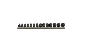 Laser 5961 14pc Impact Socket Rail Set 1/4" Drive 4-15mm