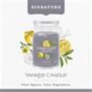 Yankee Candle Signature Large Jar Black Tea & Lemon 2 Wick