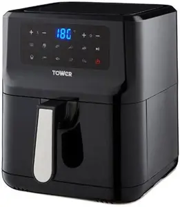 Tower Vortx 5L Digital Air Fryer, Black, Stainless Steel