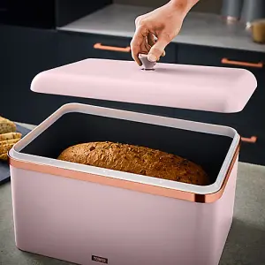 Tower Cavaletto T826130PNK Bread Bin Pink