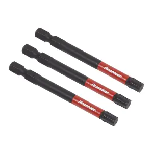 Sealey TRX-Star T40 Impact Power Tool Bits 75mm 3 Pieces Professional AK8271