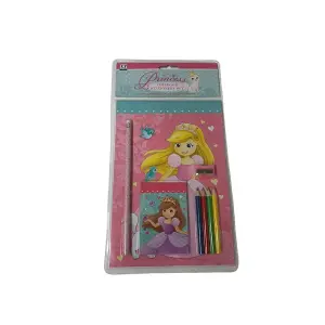 Princess Stationery Set (Pack of 8) Multicoloured (One Size)