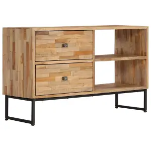 Berkfield TV Cabinet Reclaimed Teak Wood 90x30x55 cm