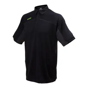 Apache Langley Black & grey Men's Polo shirt X Large