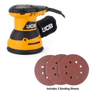 JCB Random Orbital Sander 125mm 240W - 21-RO125