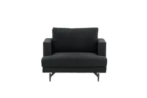 Sofia Black Upholstery Armchair, Black