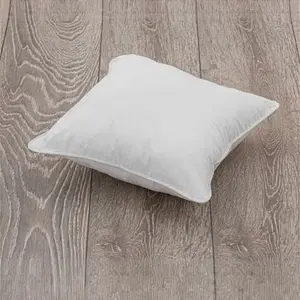 Dunelm Square Cotton Cushion Pad, Size: 37cm X 37Cm, White