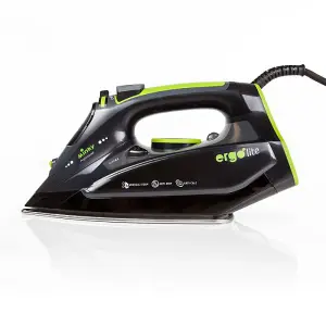 Minky Ergo Lite Steam Iron, Green, Black