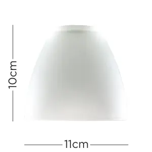 ValueLights 3 Pack White Frosted Glass Replacement Light Shades