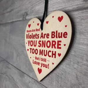 Red Ocean Valentines Day Gifts for Her Him Husband Wife Wooden Heart Plaque Valentines Gifts For Boyfriend Girlfriend