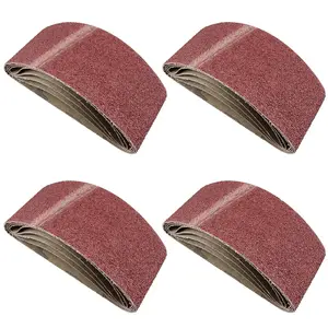 Belt Power Finger File Sander Abrasive Sanding Belts 457mm x 75mm 40 Grit 20 PK