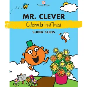 Mr. Men™ Little Miss™ - Mr. Clever - Calendula Fruit Twist 1 Packet (60 Seeds)