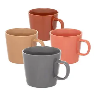 Siip Set of 4 Warm Stoneware Mugs