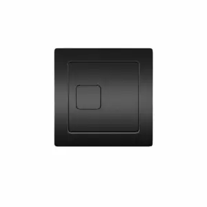 Square Matt Black Dual Flush Button For Concealed Cisterns