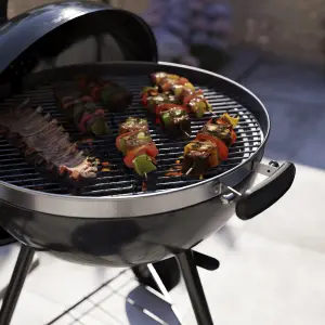 GoodHome Kiowa Black Charcoal BBQ