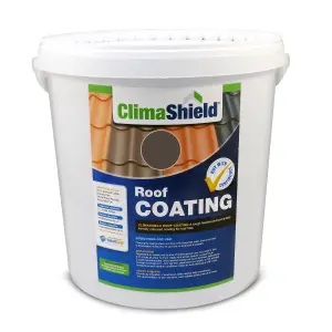 ClimaShield - Roof Coating Sealer & Tile Paint - Slate Grey (20L) Transforms Concrete Tiles and Protects against Moss & Algae