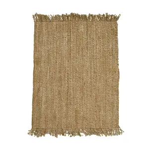 Lagos Gold Natural Reversible Medium Rug, (L)170cm x (W)120cm