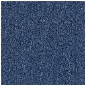 Carpet Tiles Heavy Duty 20pcs 5SQM in Blue Commercial Office Home Shop Retail Flooring