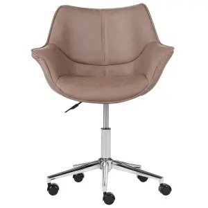 Desk Chair Light Brown NEWDALE