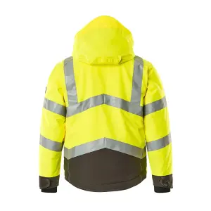 Mascot Safe Supreme Hastings Winter Jacket (Hi-Vis Yellow/Dark Anthracite)  (Medium)