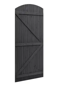 105cm x 150cm Semi Braced Arch Top Gate Kit with Durable Latch, Heavy Duty Anti Sag Construction