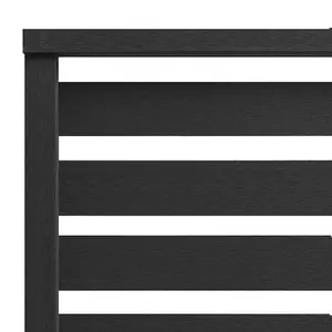 Berkfield Fence Panel WPC 180x180 cm Black