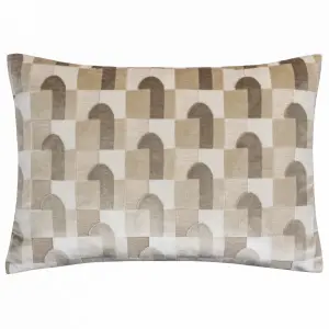 Paoletti Keela Cut Velvet Feather Rich Cushion