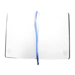 Rangers FC Premium Crest A5 Notebook Black/Blue (One Size)