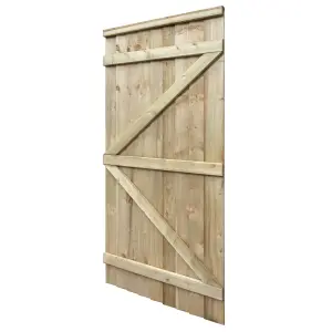 Rowlinson Featheredge Square Top Wooden Gate