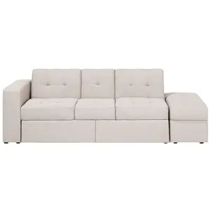 Beliani Modern Sofa Bed FALSTER Beige