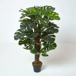 Homescapes Artificial Monstera Plant, 120 cm Tall