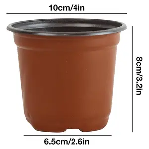 Woodside Plastic Seedling Pots - 100 PACK