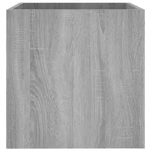 Berkfield Planter Box Grey Sonoma 40x40x40 cm Engineered Wood