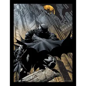 Batman Wood Print Multicoloured (One Size)